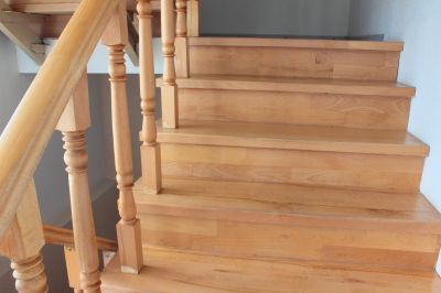 Curved Staircase Installation in Olathe, KS