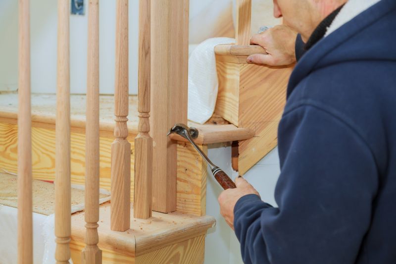 Oak Stairs Installation in Kansas City, KS